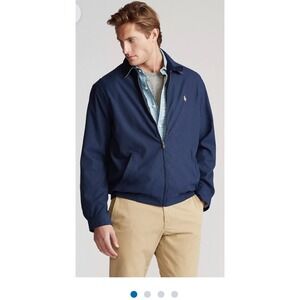 Polo Ralph Lauren Jacket Mens XXL Blue Lightweight Full Zip Golf Coat